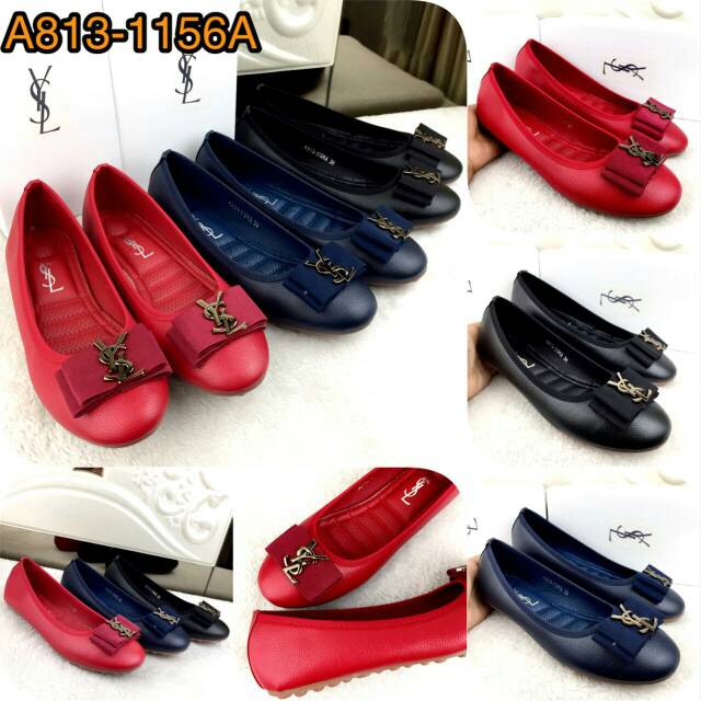 #BCTS0048/#A813-1156A New Arrival YvesSaintLaurent Flat Shoes SS18