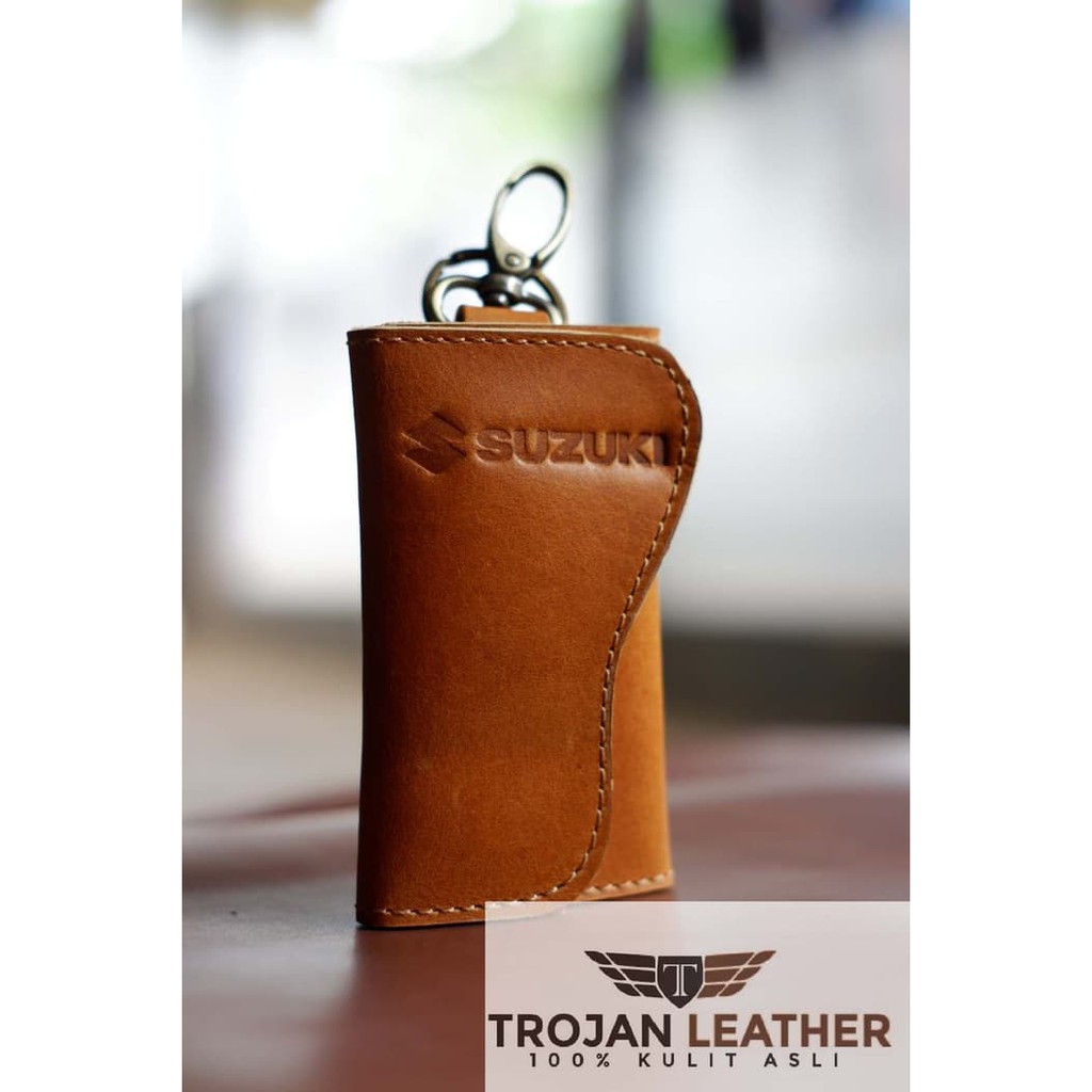 gantungan kunci dompet stnk mobil suzuki / ignis / ertiga /splas kulit