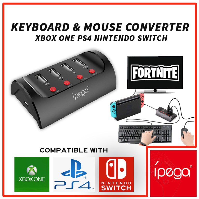 Konverter keyboard Mouse ipega pg-9133 for Nitendo switch Ps4 Xbox one