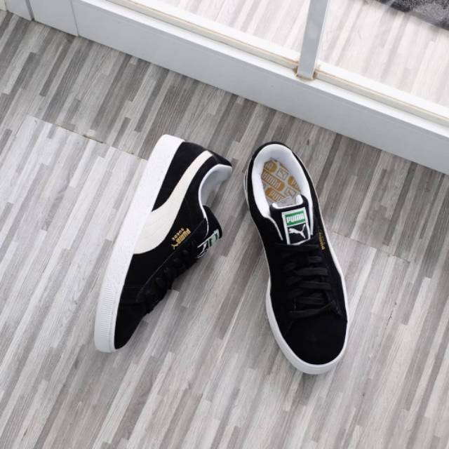 Puma Suede Classic+ Black White