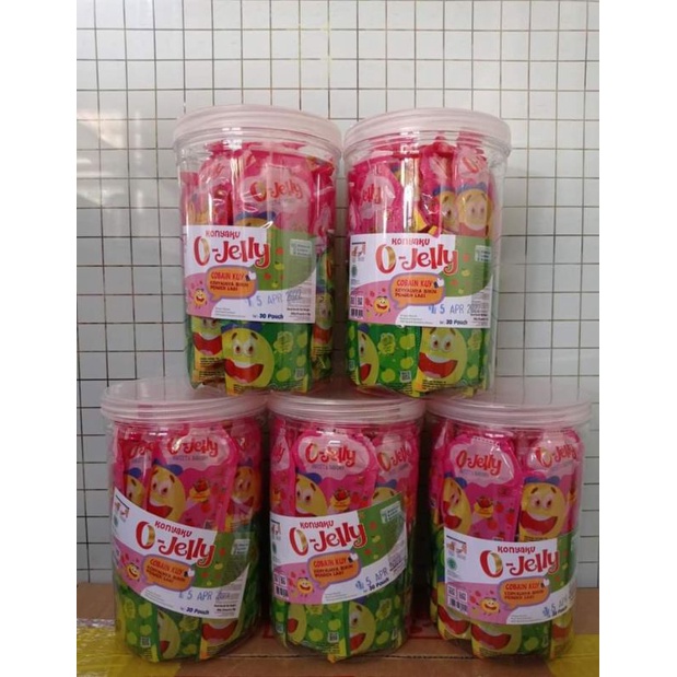 

O JELLY KONYAKU ISI 30 PCS