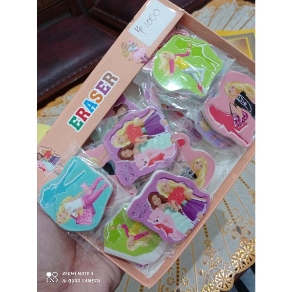 

penghapus barbie, penghapus lucu
