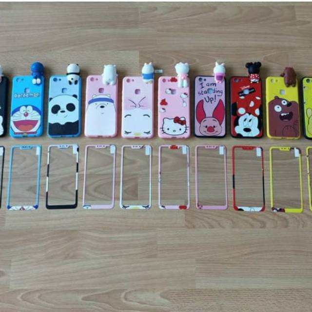 Case 360 Vivo 1802 Fuze Doraemon Plus Tempered Glass Vivo Y83