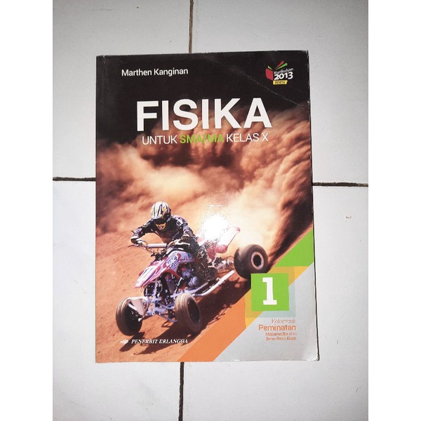 Buku Fisika Erlangga SMA/MA kelas 1 - 10 - X