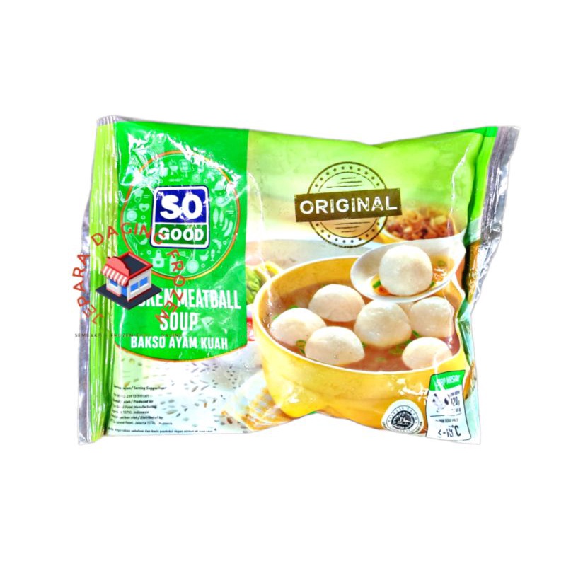 

SO GOOD BAKSO AYAM KUAH 120 GRAM