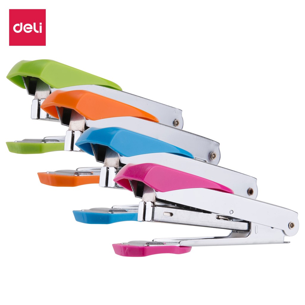 

Deli Stapler 15 Sheets desain pegangan ergonomis hingga 20,000 kali pemakaian E0260