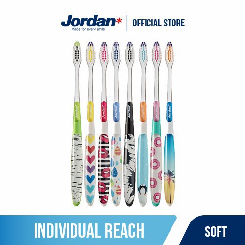 Jordan TB Prem Individual Reach Soft - Sikat Gigi