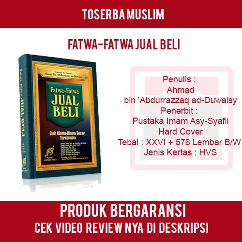 Fatwa- Fatwa Jual Beli - Pustaka Imam Syafi'i