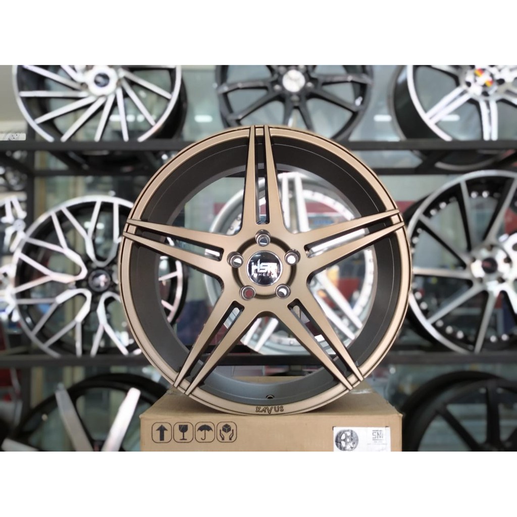 Velg Racing Ring 20 Hsr Petersburg Warna Bronze Camry Civic Accord Alphard CX5 CRV