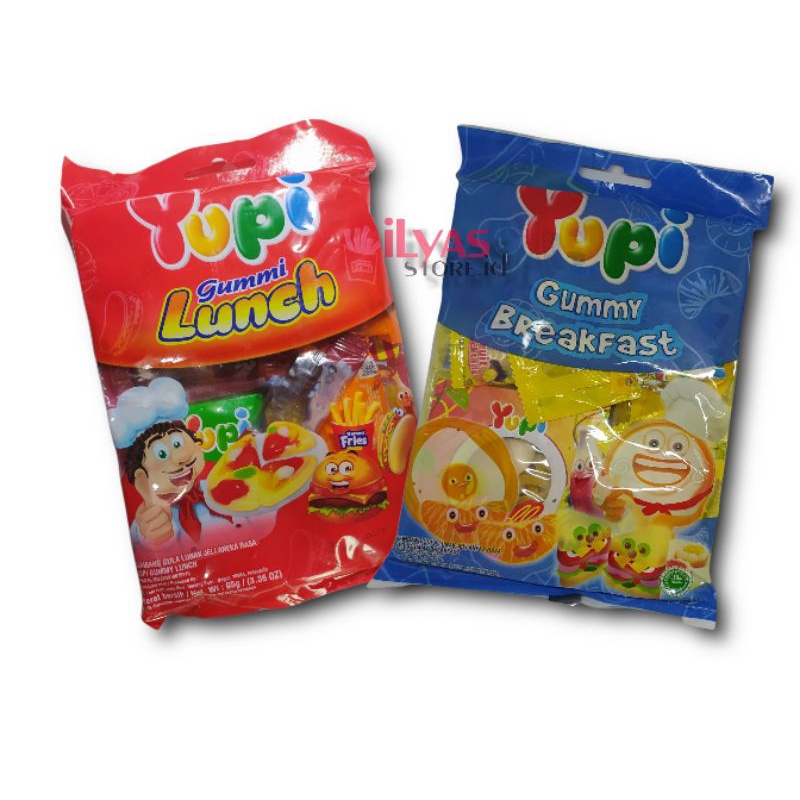 

Yupi Gummy lunch/ gummy Breakfast (95 gram)