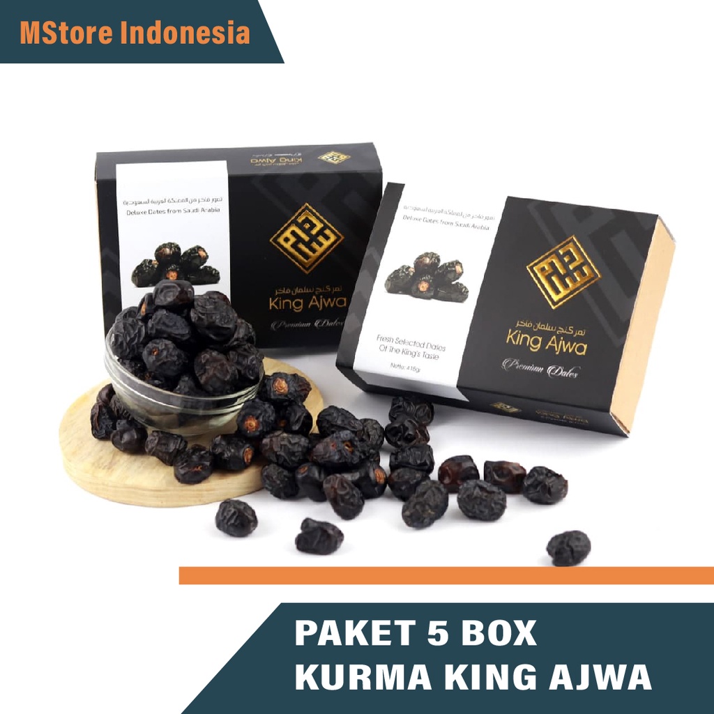 

Paket 5 Box Kurma Premium King Ajwa