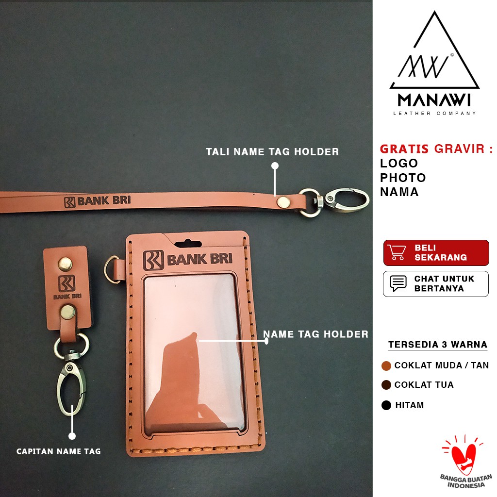 

Terlaris ✨ - Name tag+capitan Kulit Asli custom kualitas terbaik3.1.23