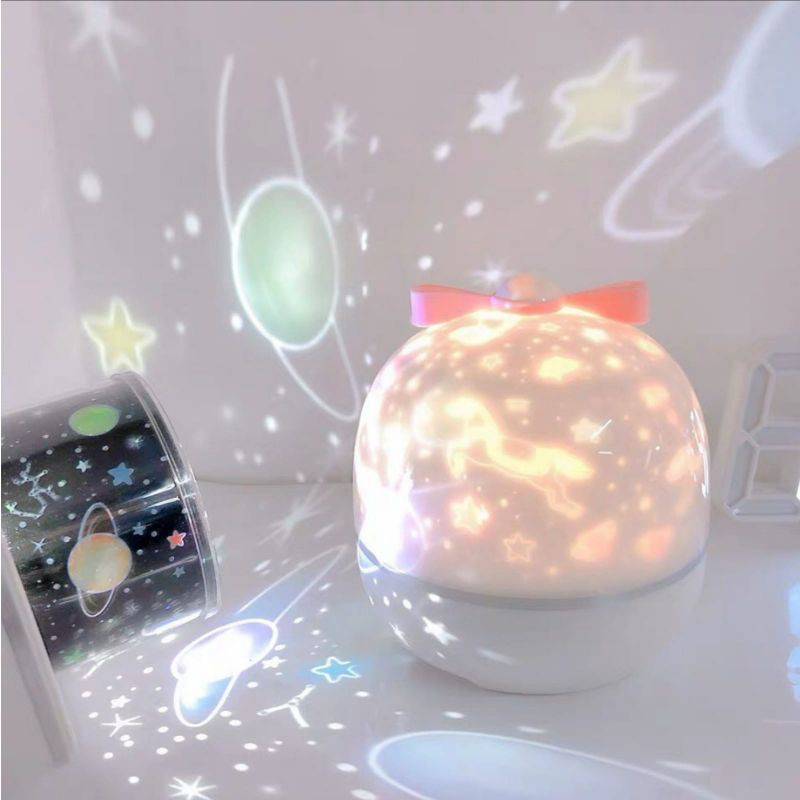 Lampu &amp; Speaker Bluetooth Kawaii Projector