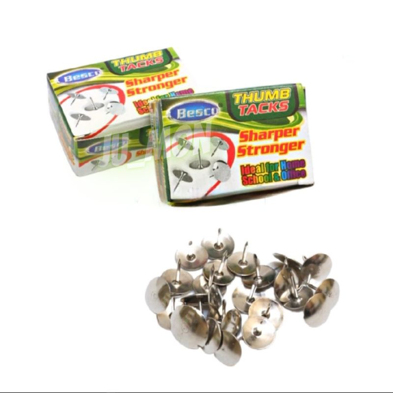 

Paku Payung/ Thumb Tacks Besco Isi 25