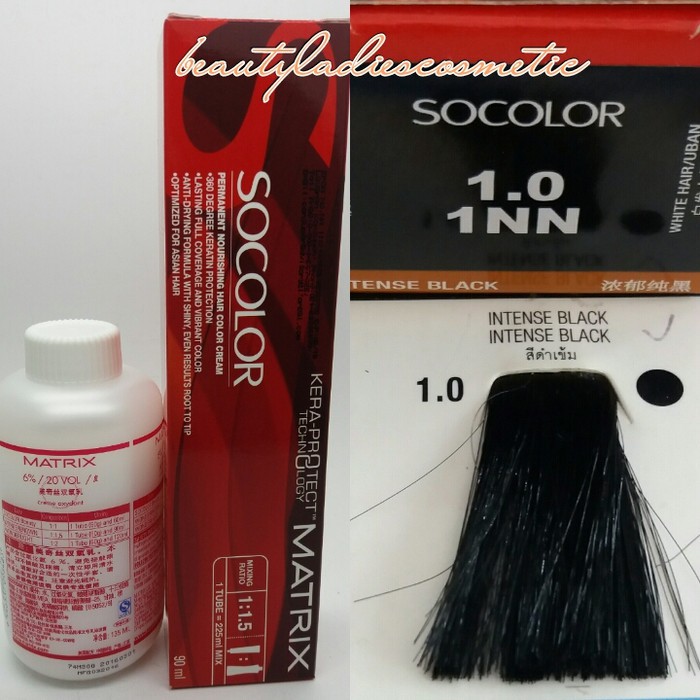 matrix socolor 1.0 intense black 90 ml level 1