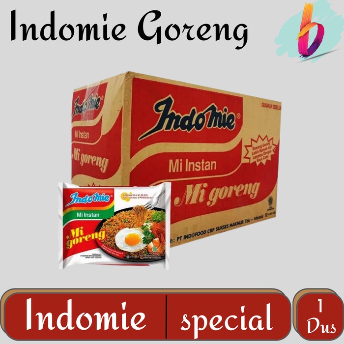 

Indomie Goreng Spesial Mie Instan 1 Dus 40 pcs