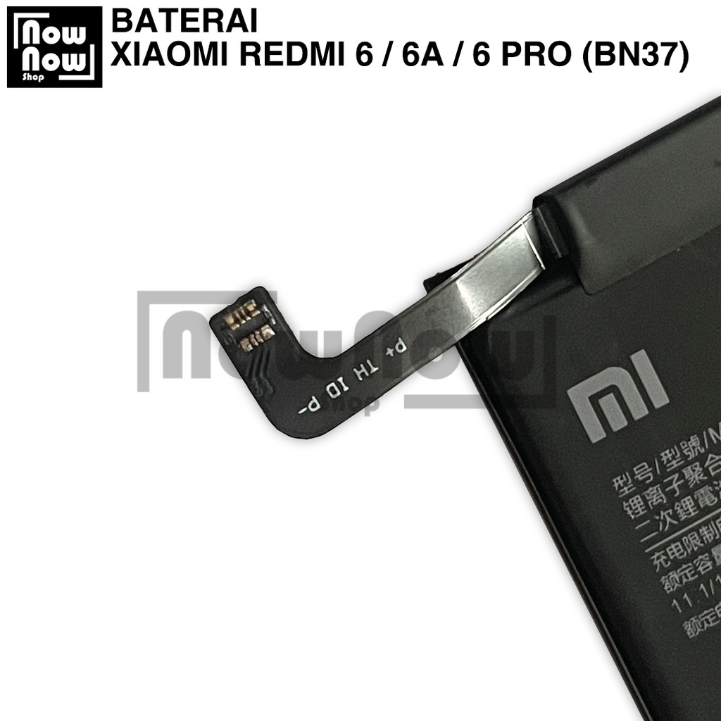 Baterai Xiaomi Redmi 6 / 6A / 6 PRO BN37 BN 37 Original Batre Batrai Battery HP
