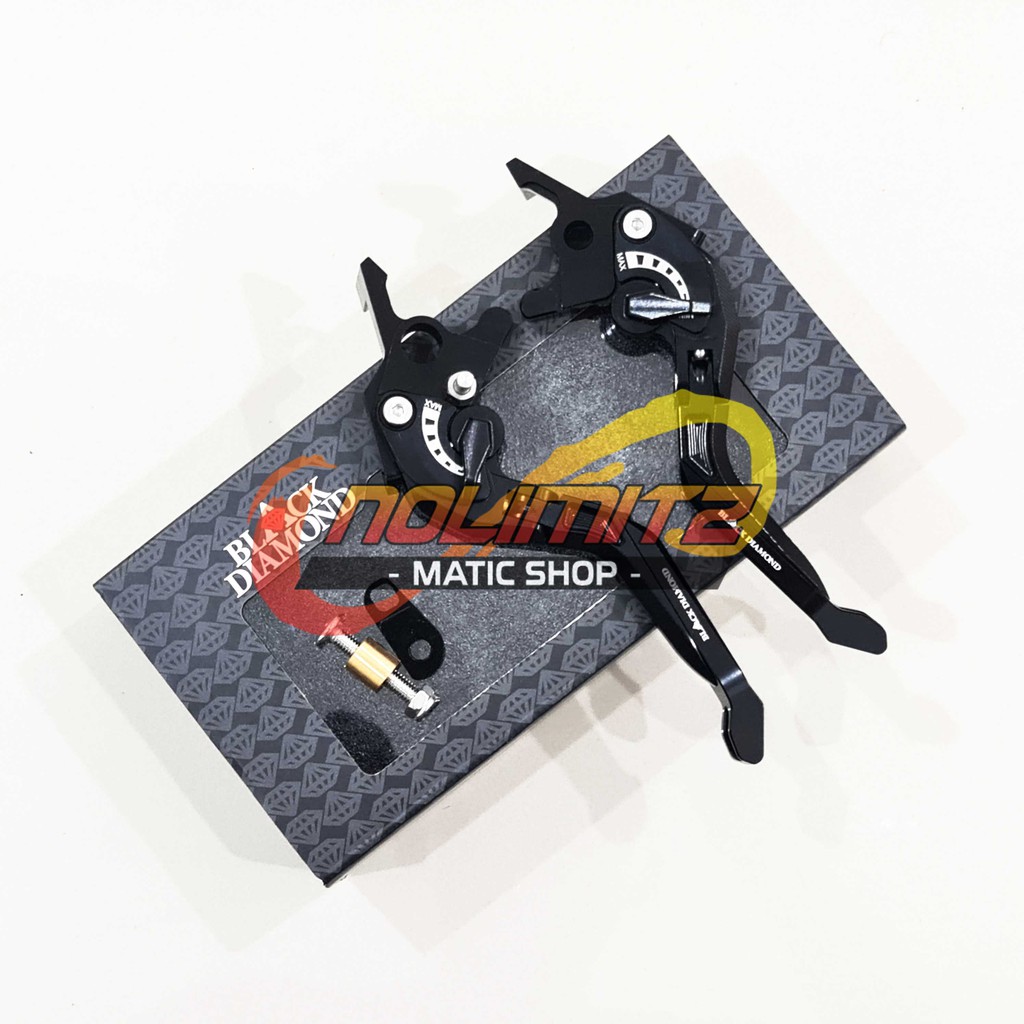 Handle Handel Tuas Rem Lipat Brake Lock Black Diamond NMAX All Type