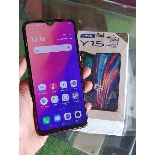 VIVO Y15 4 64 SEKEN SECOND BEKAS 1901