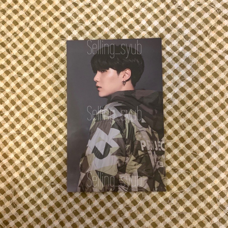 [BOOKED] BTS SUGA FILA PROJECT 7 LIMITED PHOTOCARD PC