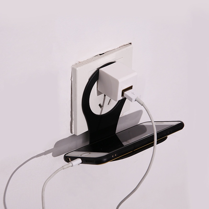 Satu7an Gantungan Dudukan Penyangga Hp Wall Adapter Charger Stand Bracket Holder Hp RT-152-DPB