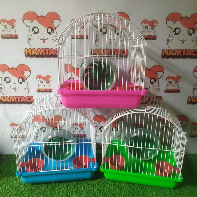 KANDANG HAMSTER/GERBIL/SMALLPETS SWEET JERUJI MINI OVAL