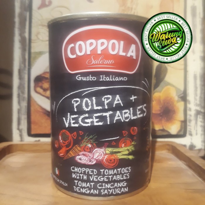 

coppola polpa with vegetables 400 gram can