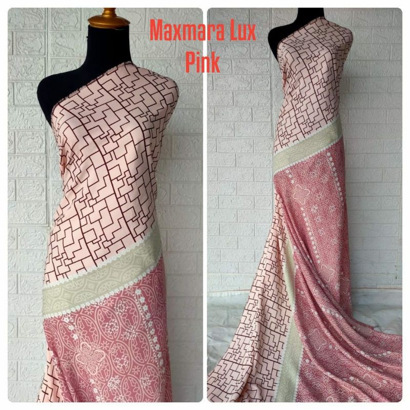 Kain Maxmara Lux Emilia Motif Cocok untuk Kemeja,Gamis,sarimbit, couple( Per 0.5 Meter )