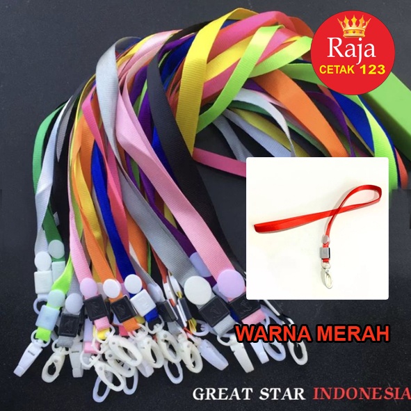 

Tali ID Card/Gantungan ID Card(Merah)