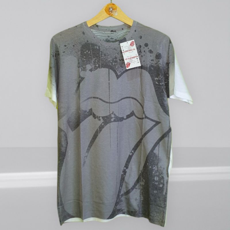 T-Shirt Rolling Stones: Mono Tongue (Kaos Band Original)