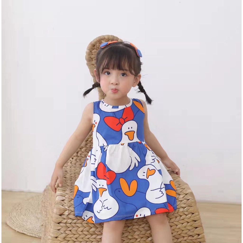 【Happy Baby】0-6Tahun QZ-60 Aress Terusan Santai Anak Perempuan/100% KATUN PREMIUM QUALITY