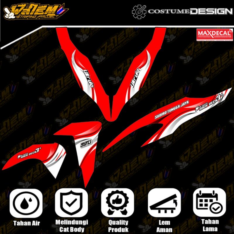 STRIPING TRANSPARAN VARIO NEW LIVERY SYJ SIMPLE