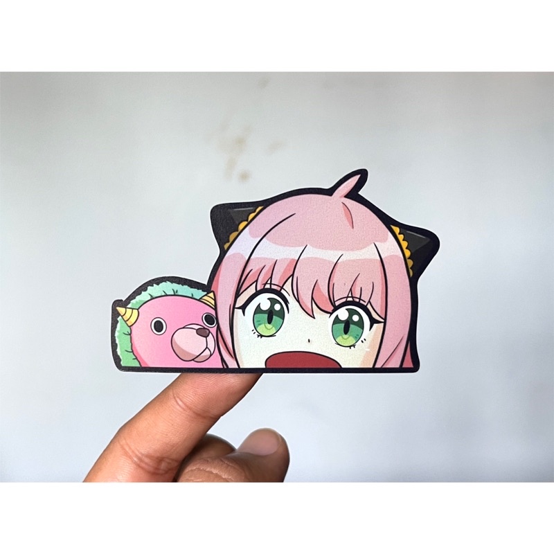 

Stiker Peeker Spy x Family Anya dan Bonekanya