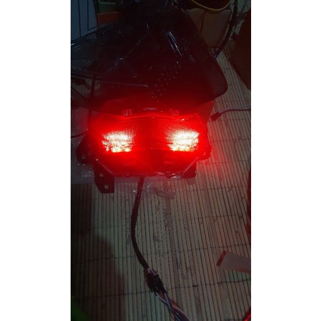 stoplamp AEROX NEW &amp; OLD.13 MODE(led +modul) bisa otomatis &amp; manual