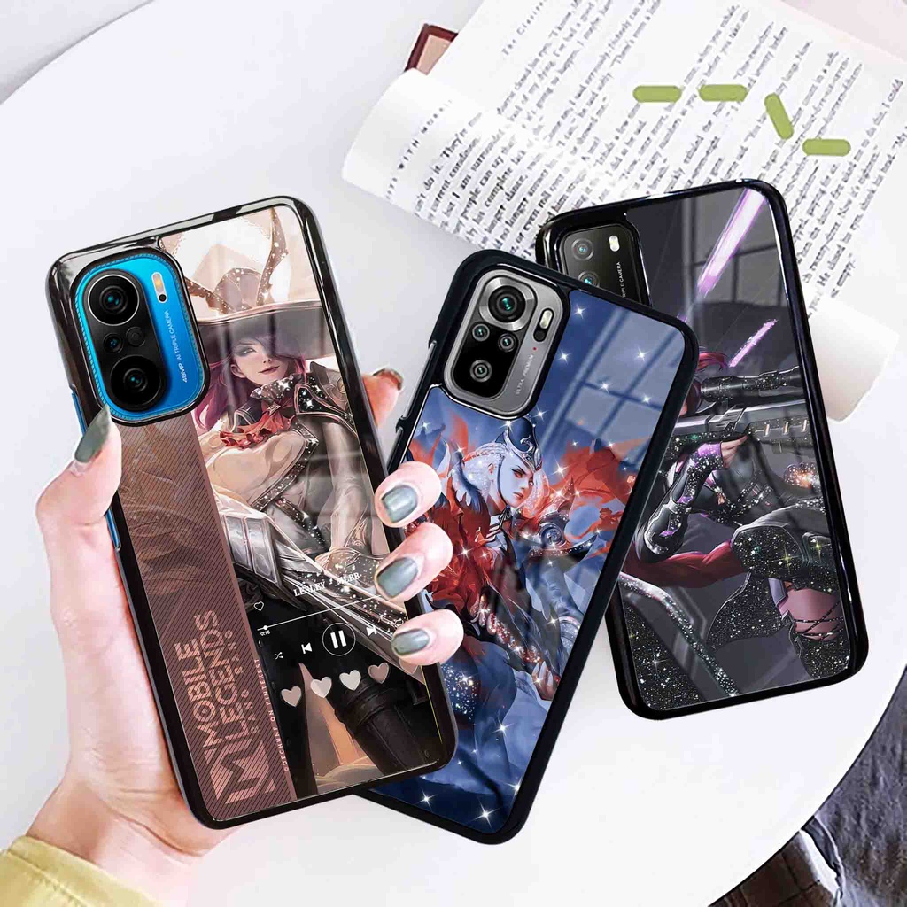 (PC81) Case Glossy Xiaomi Poco F3 M3 Redmi Note 7 8 9 Pro 10 10s 10Pro | MI 11 | MI 10T - Casing HP 