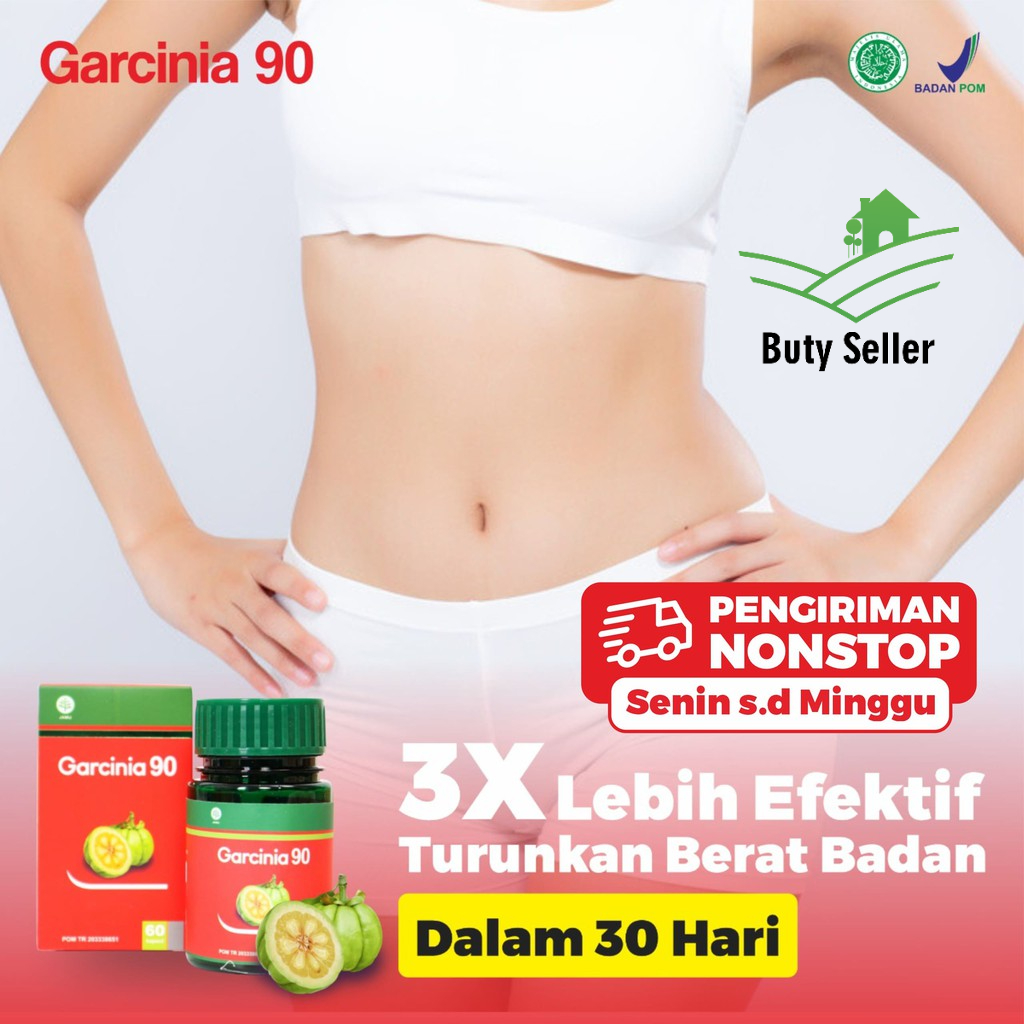 Garcinia 90 Herbal Diet Sehat Ampuh Turunkan Berat Badan / Obesitas