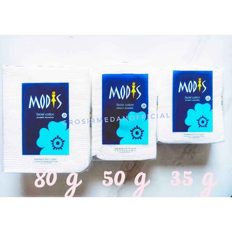 KAPAS MODIS 35, 50, 80 G - KAPAS LEMBUT KAPAS KECANTIKAN