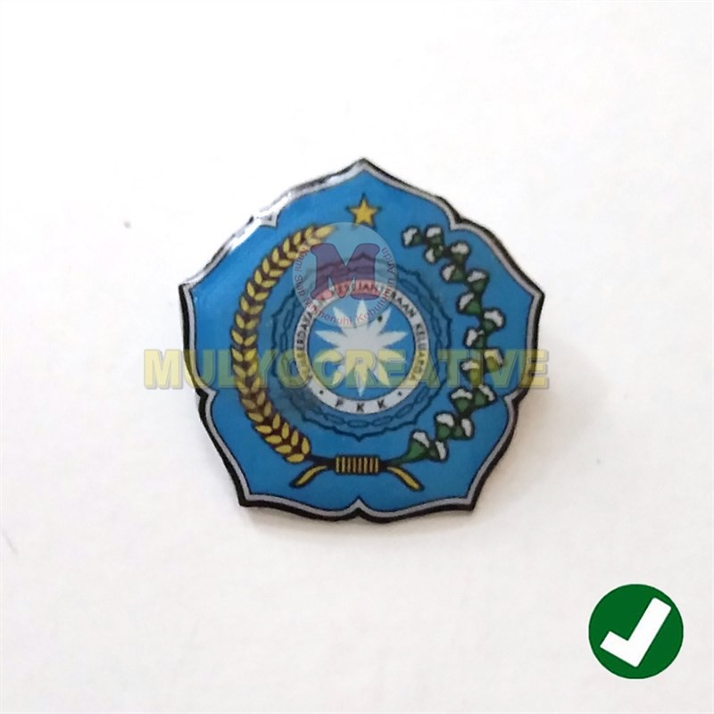 Pin PKK -  Lencana Logo PKK Warna Biru Murah