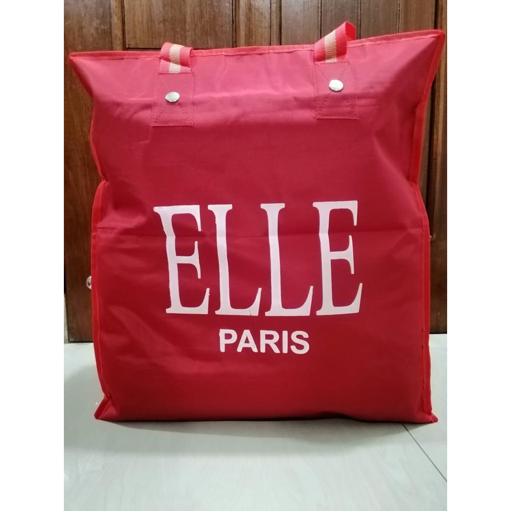 BISA COD Tas Belanja serbaguna/tas karung/tas laundry/ tas kain ELLE PARIS Tinggi tanpa roda