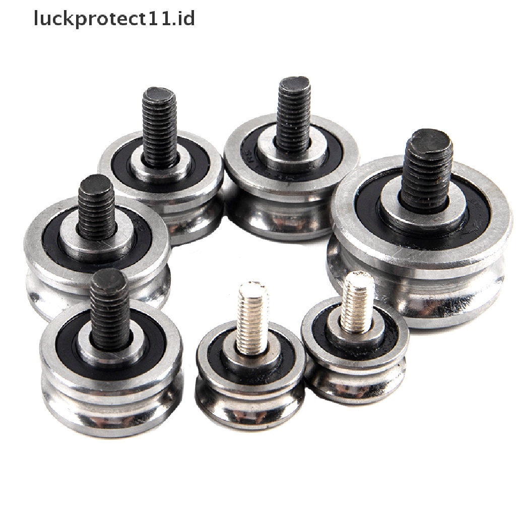 // Hg &amp; ID// SG15 SG20 SG25 SG66+M5 M6 M8 Screw Steel Pulley Ball Bearings Track Guide Roller