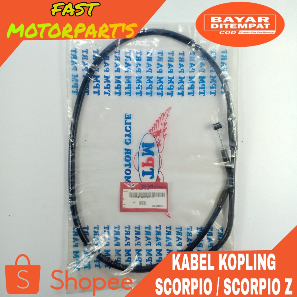 kabel tali kopling scorpio z