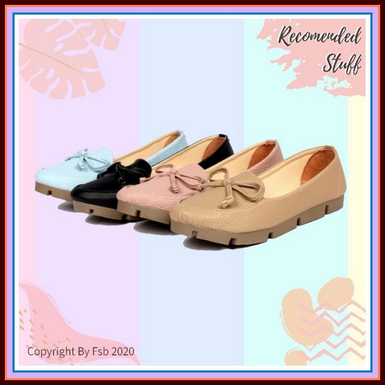 Selop Wanita Sepatu Mules Sepatu Selop Wanita Kekinian Selop Slip On S Fsb - Alona Sepatu Flatshoes