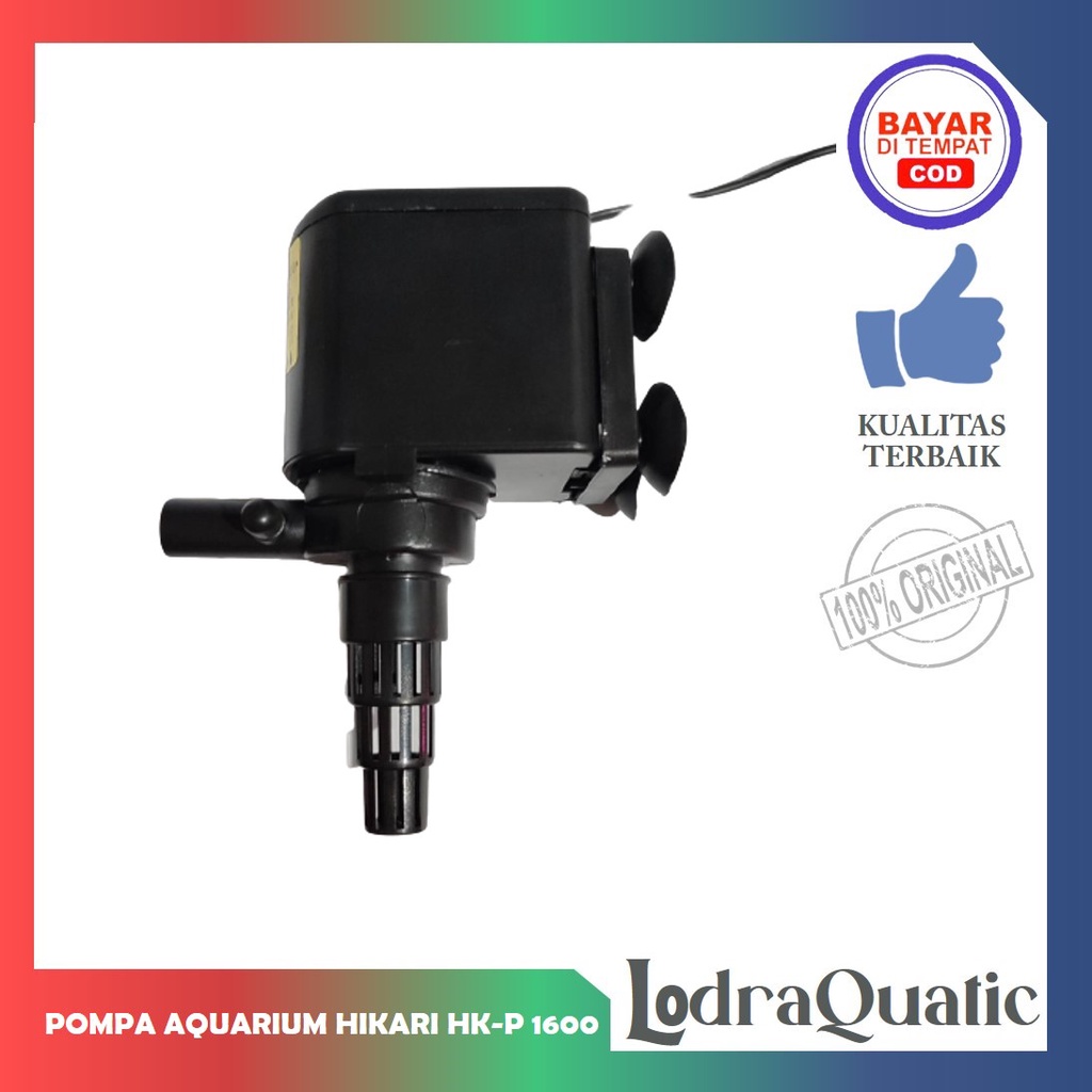 PROMO MURAH POMPA AIR AQUARIUM HIKARI HK-P 1600 NAIK 1,6 METER 1700 LITER FILTER AQUARIUM SEDANG POMPA AIR HIDROPONIK AQUARIUM FILTER AQUARIUM MINI POMPA AQUARIUM BESAR POMPA AQUARIUM POMPA AQUARIUM HEMAT ENERGY POMPA AQUARIUM LOW WATT FILTER AQUASCAPE