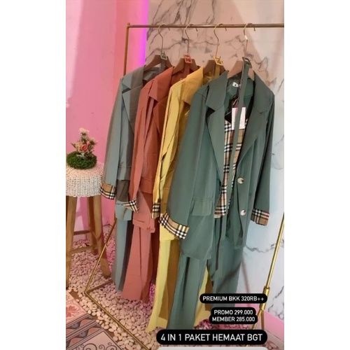 3 set blazer burberry