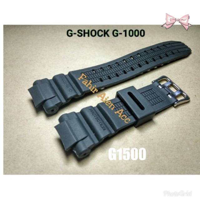 TALI JAM TANGAN CASIO G-SHOCK G1200 G1500  G-1200 G-1500 RUBBER STRAP TALI JAM CASIO G-1200 G-1500