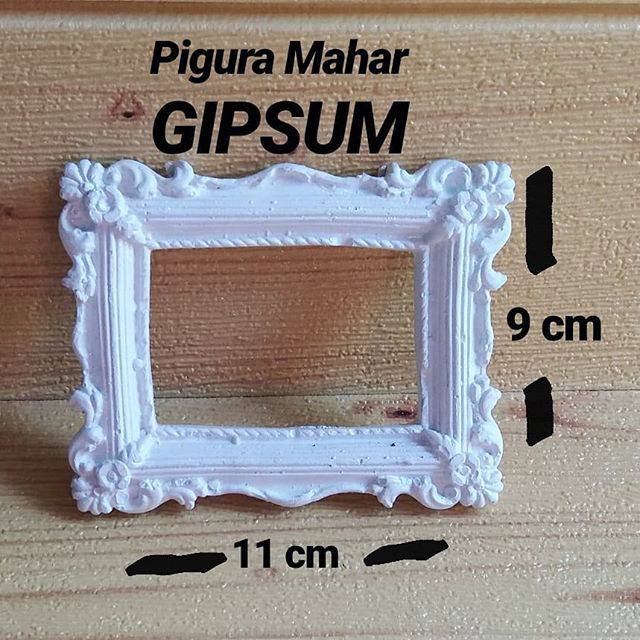 Pigura Mahar Gipsum Ukir Pojok