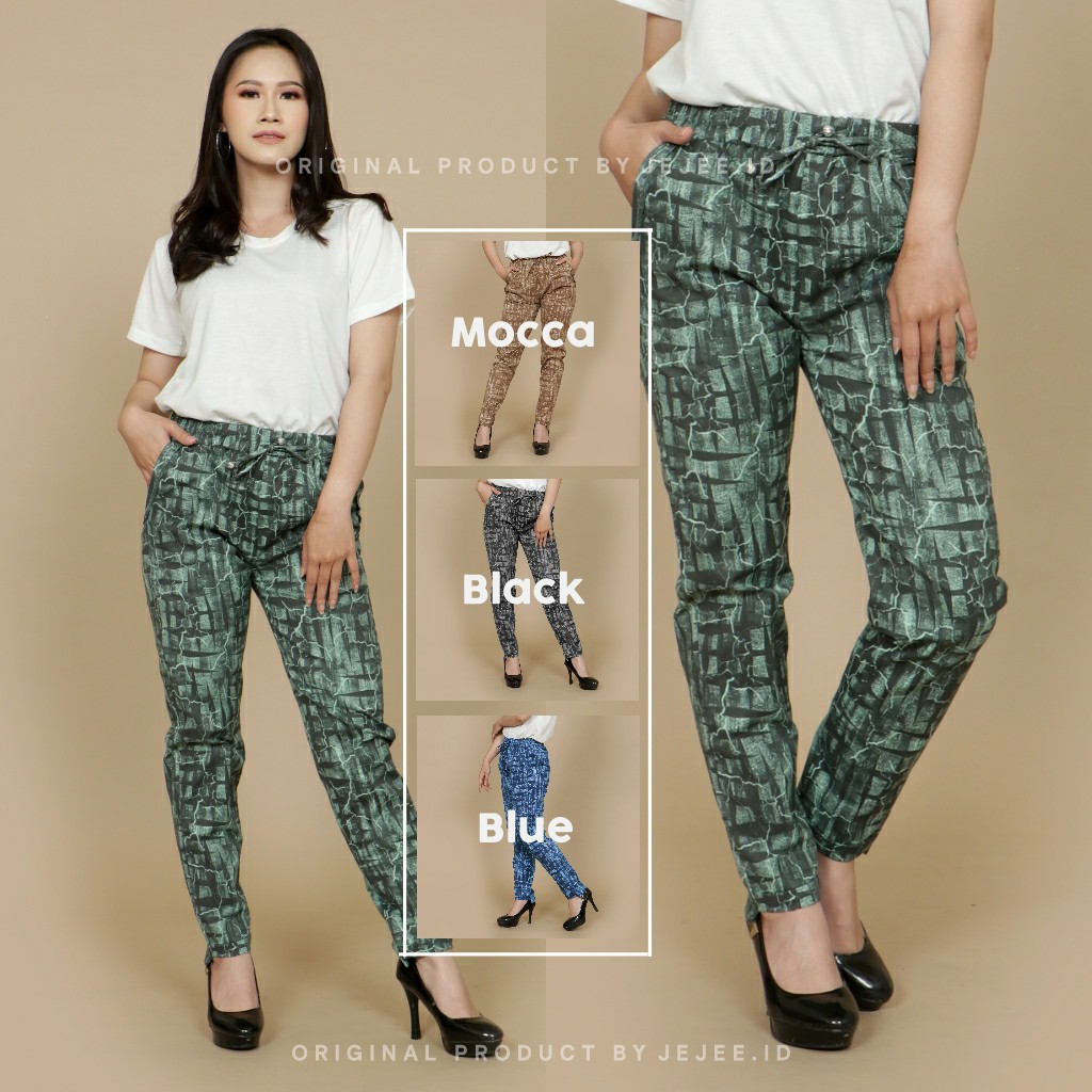 Celana Baggy Pants Cewek Abstrak Celana Panjang Cewek Korean