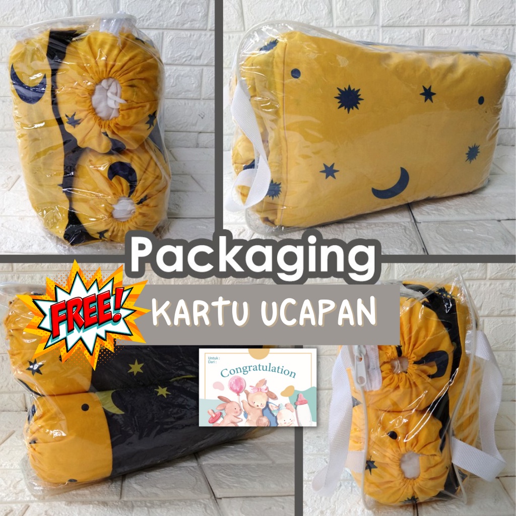 SARUNG Bantal Guling Bayi Tanpa Isian sarbangul AKACHAN BG sbg kado bayi