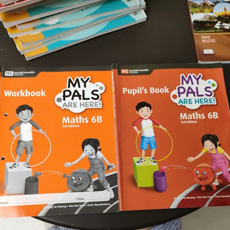 My Pals math 6B work book dan pupil's book
