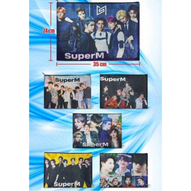 

Map Zipper Sleting F4 K-POP SUPERM
